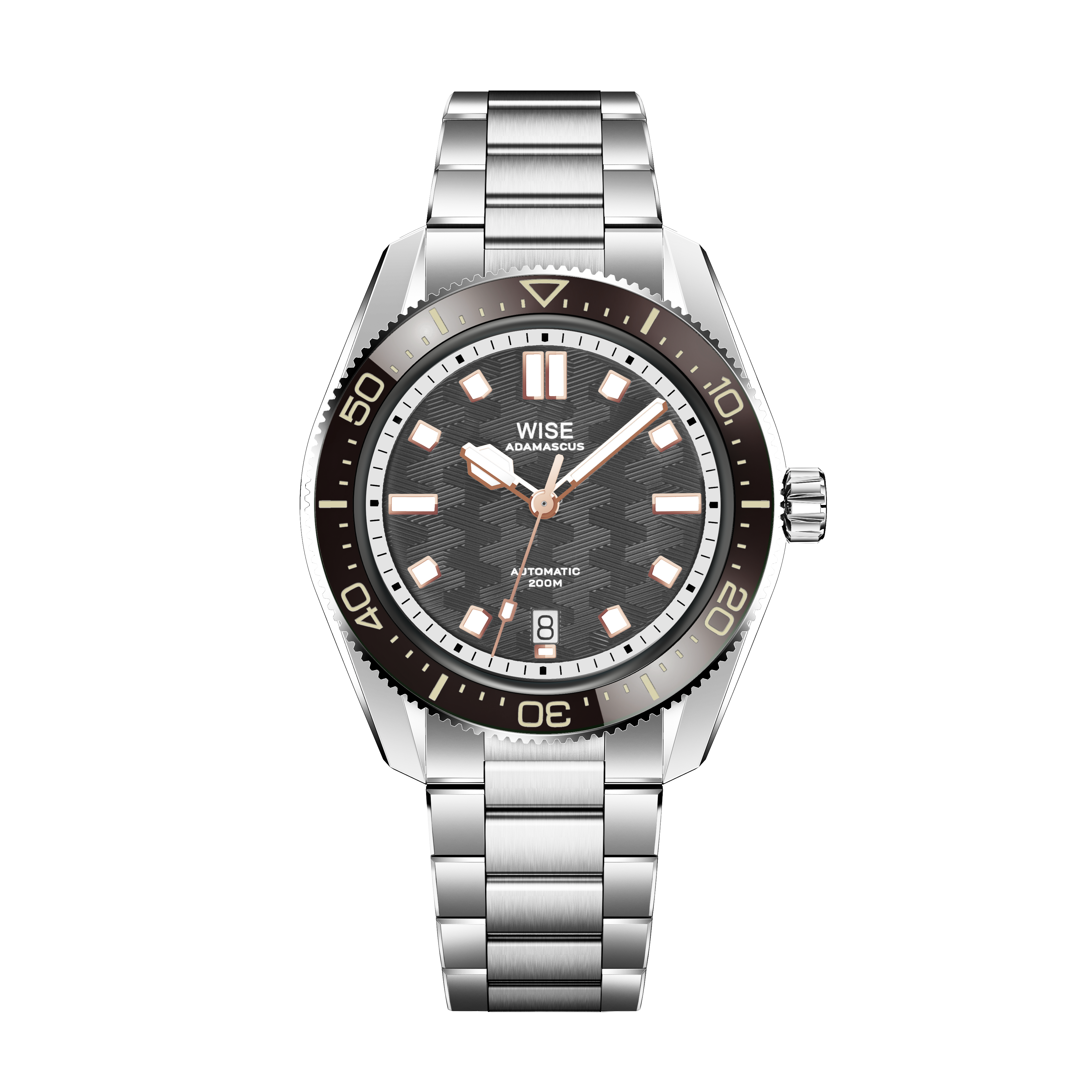 ADAMASCUS AD820A-S Stainless 904L Bracelet Set – WISE