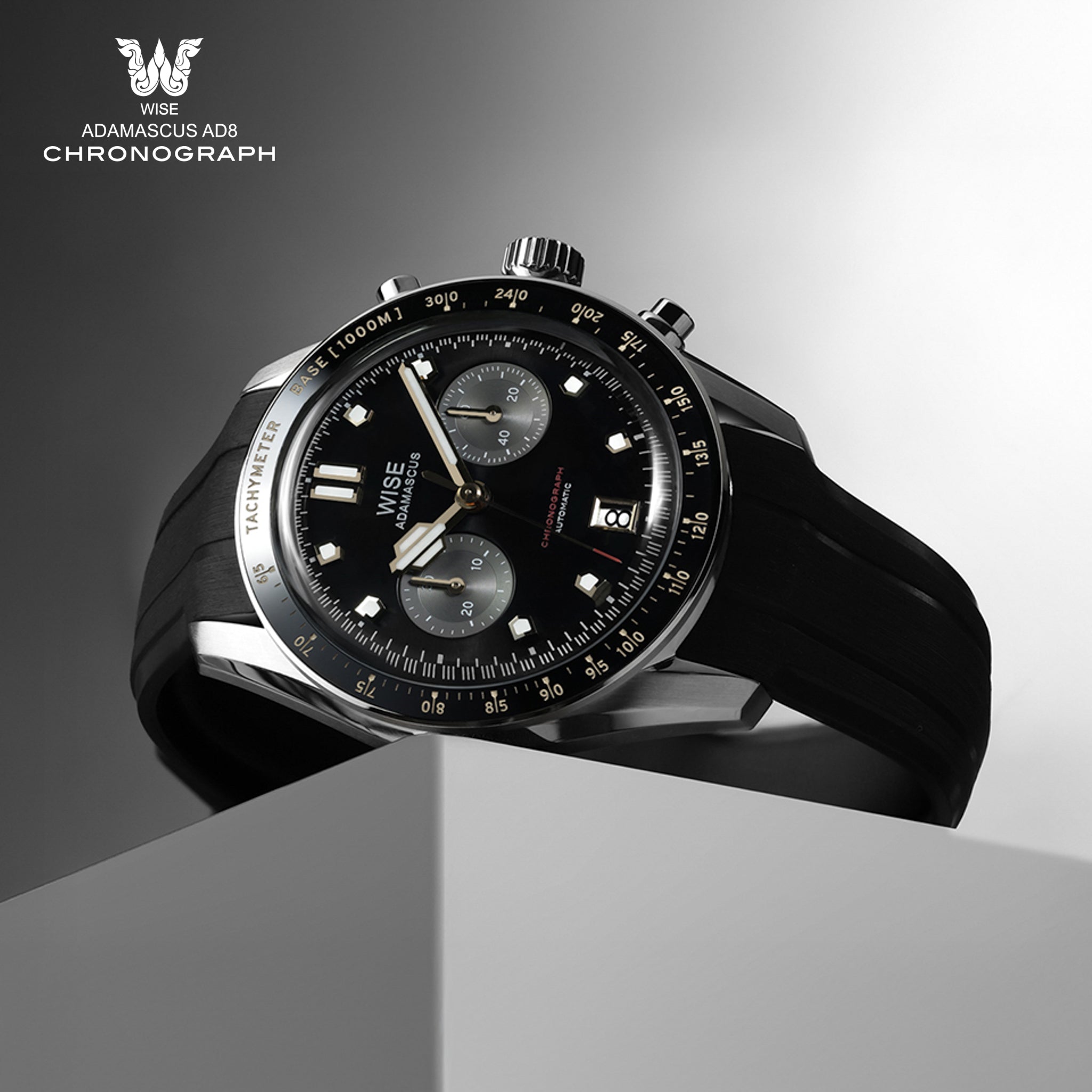 エクゾディア ADAMASCUS AD8 Chronograph Black-Grey – WISE