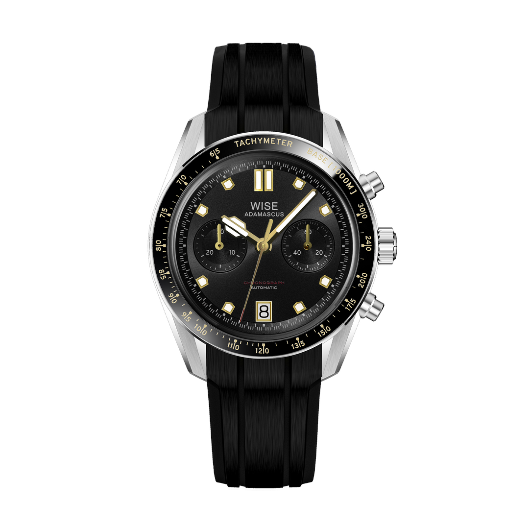 ADAMASCUS AD8CHRO11 Chronograph Black-Grey – WISE