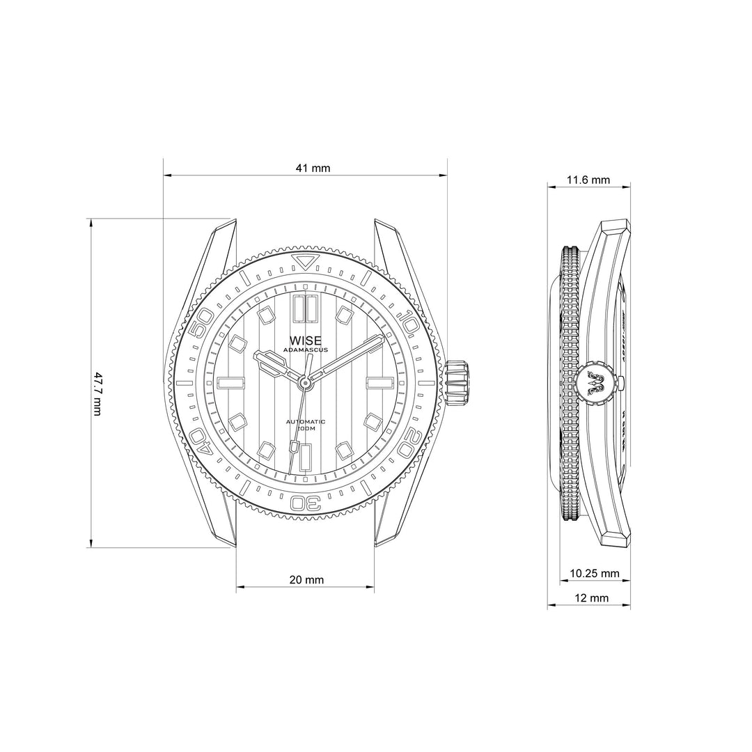 ADAMASCUS AD8240 Stainless Steel 904L – WISE