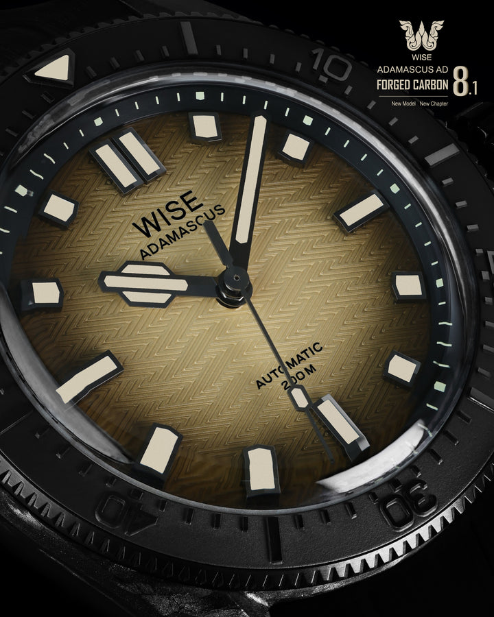 ADAMASCUS AD8121CB Forged Carbon – WISE
