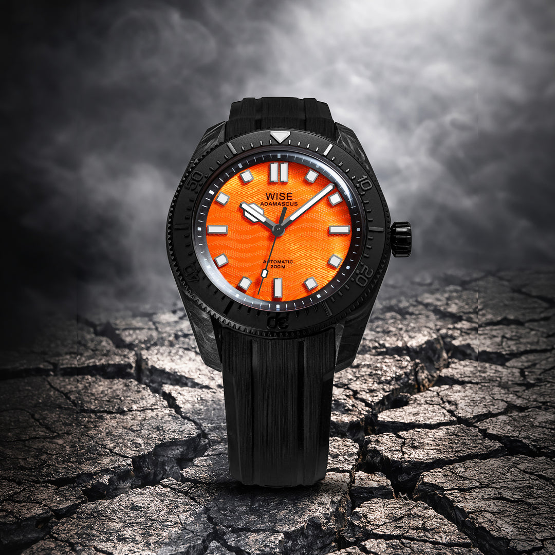 ADAMASCUS AD8180CB Forged Carbon – WISE