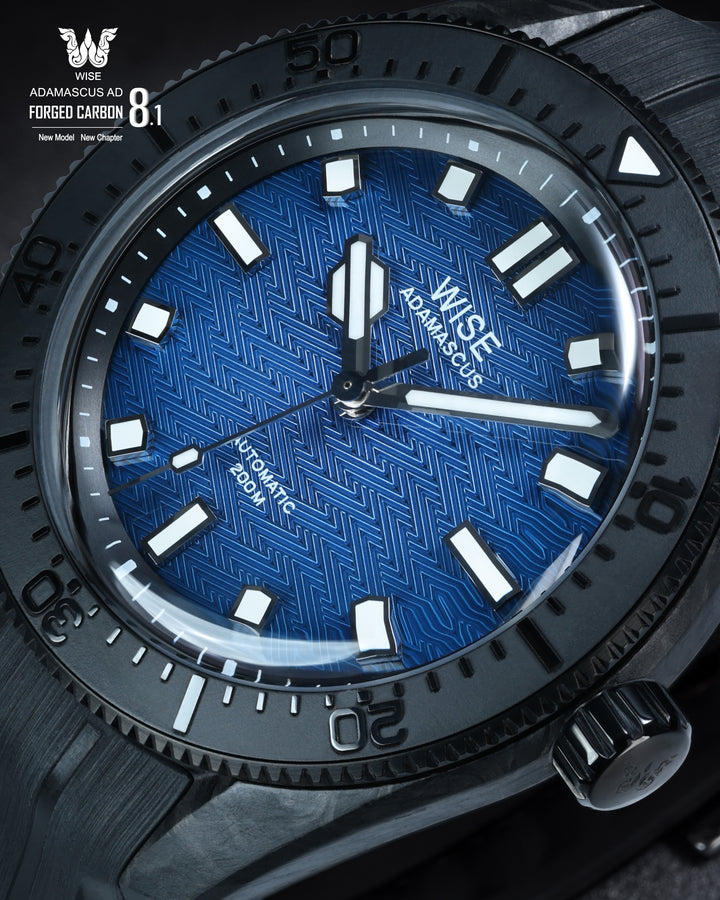 ADAMASCUS AD8130CB Forged Carbon – WISE
