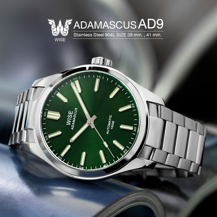 アケミン ADAMASCUS AD941 Stainless 904L (39, 41 mm.) – WISE