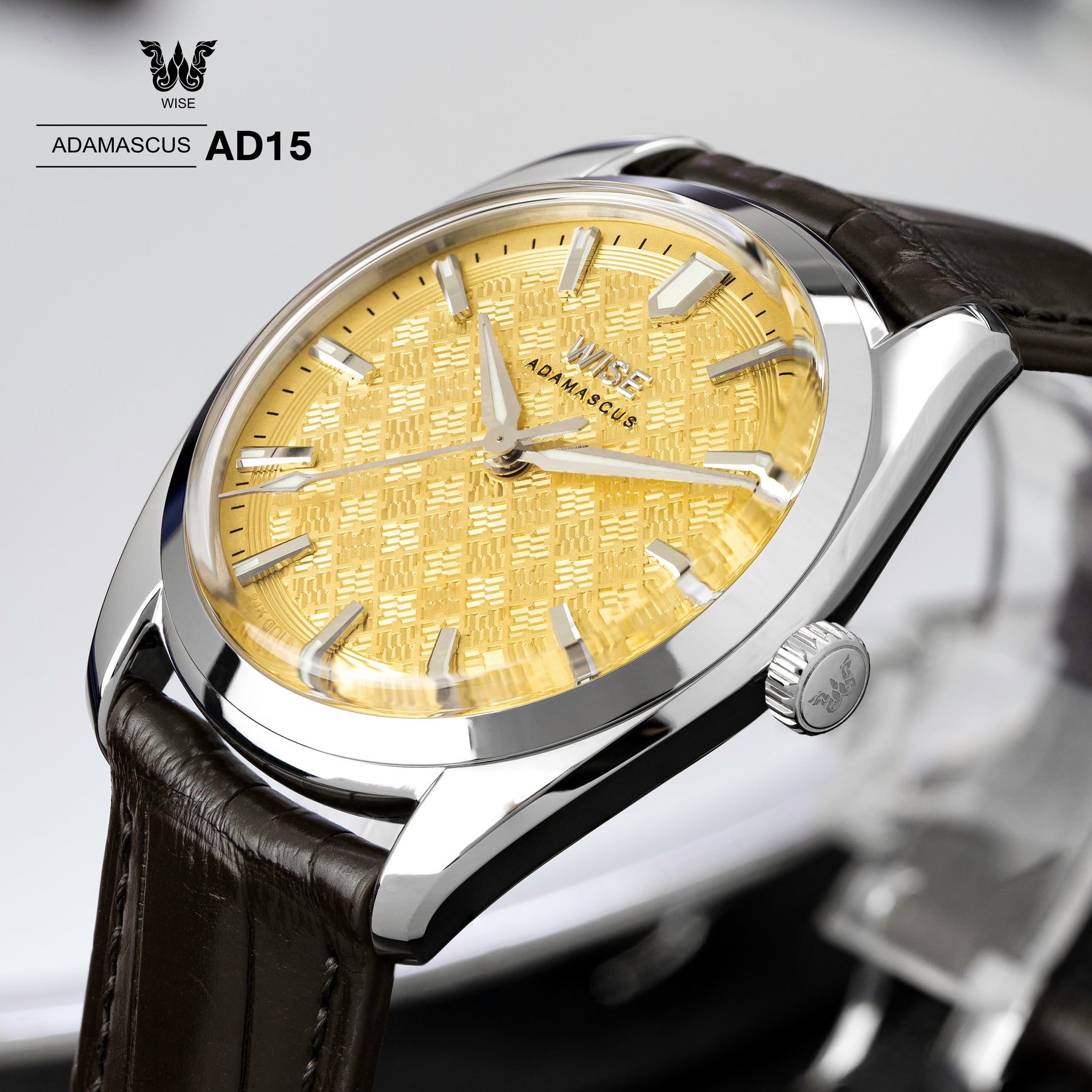 ADAMASCUS AD15 24K Gold Filled Dial Limited 999 Pcs. – WISE