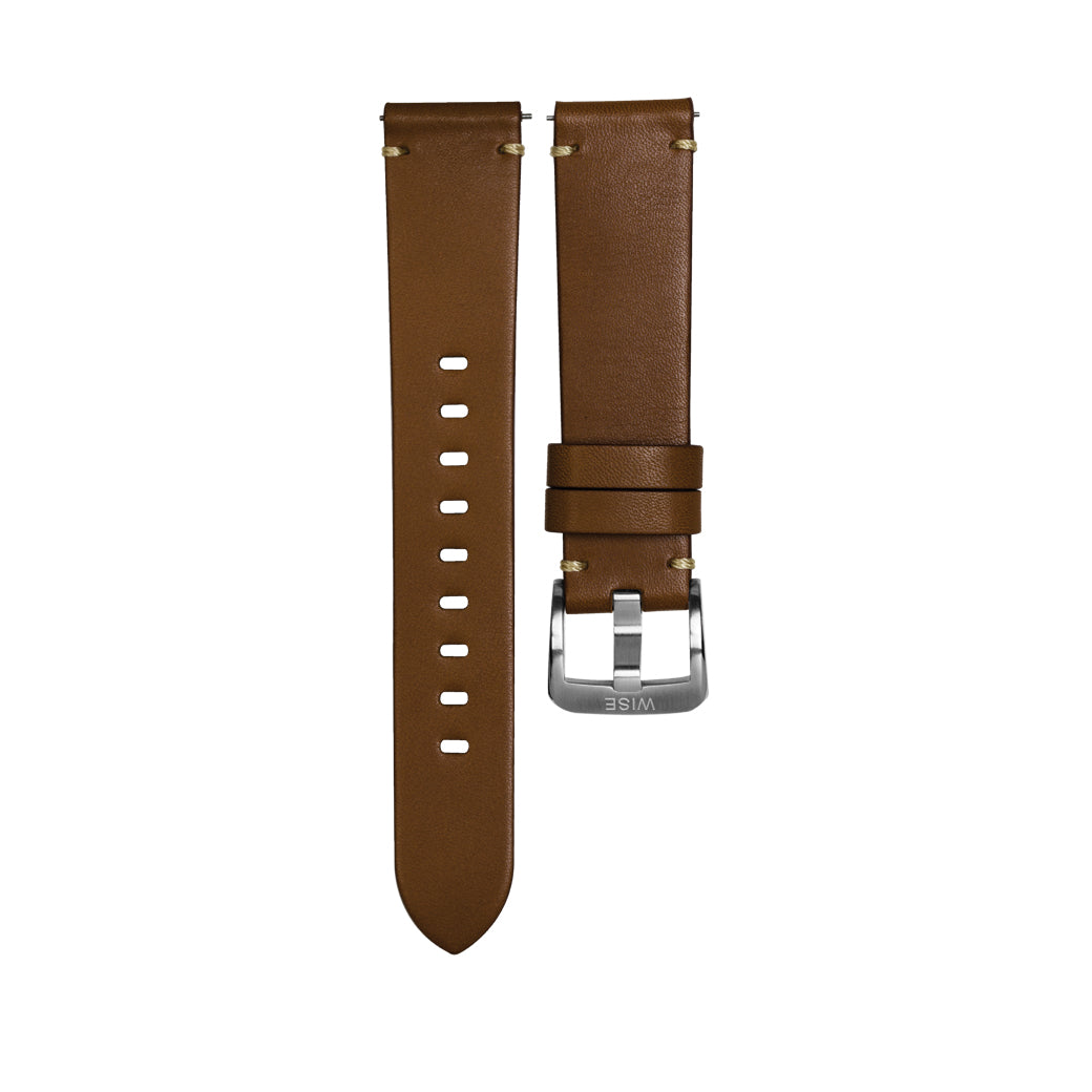 OLA☆替えベルト☆Leather Watch Strap WISE Dollaro Leather Strap 20 mm.