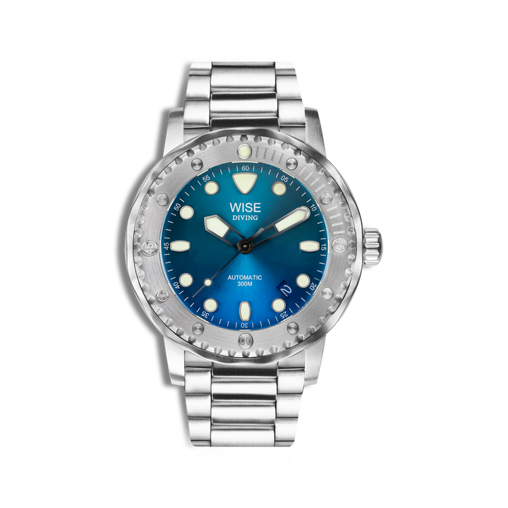 ✨ さいぞー✨ステルス2HD 9.0°HC付& Diamana BLUE Zodiac Super Sea Wolf Skin Diver Automatic Blue Dial Blue