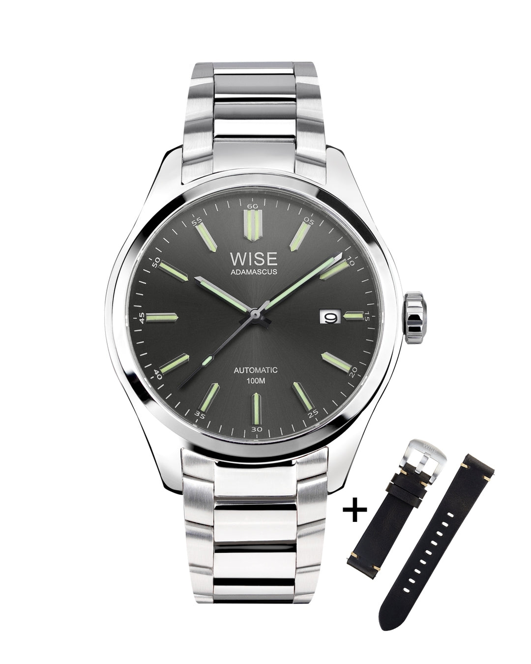 WISE ADAMASCUS AD9M. メテオライト文字盤 オンライン ショップ 安いファッション - WISE ADAMASCUS AD9M