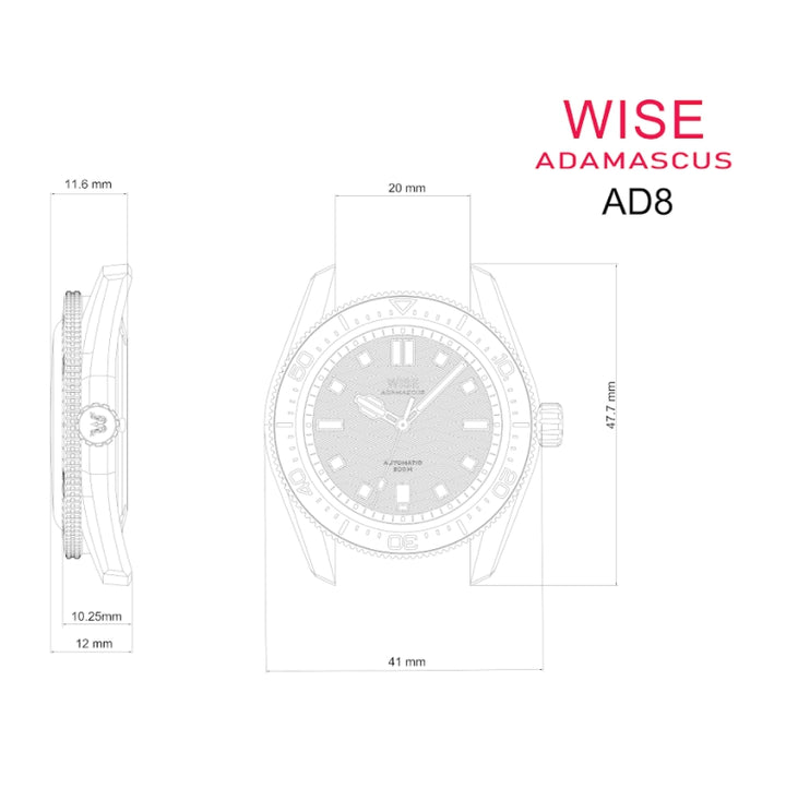ADAMASCUS AD840A Stainless 904L – WISE